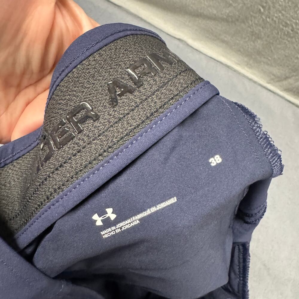 Under Armour Men's Athletic Shorts Navy - Picture 4 of 9